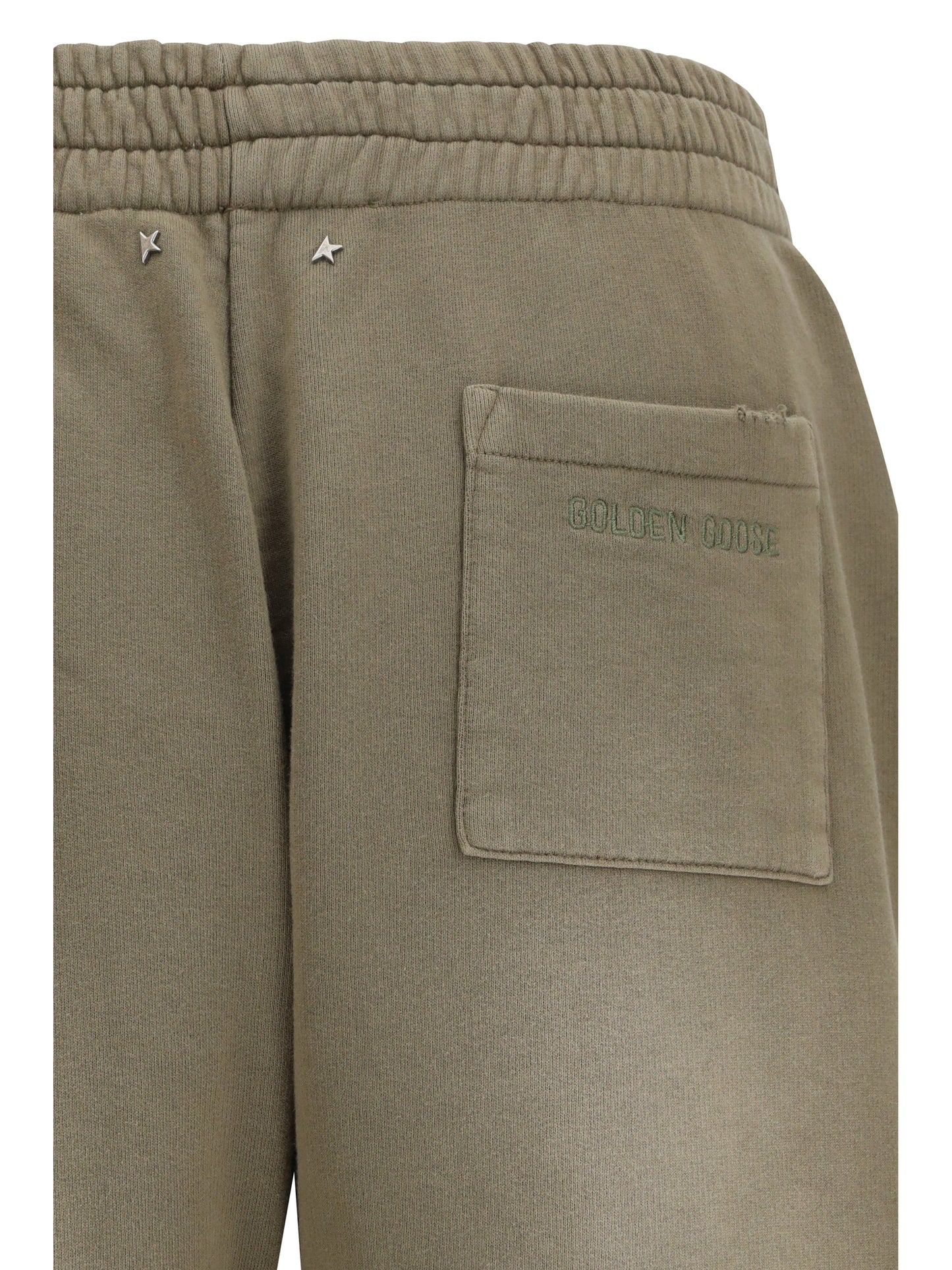 Golden Goose Journey Sweatpants - Bleached Washed Beige
