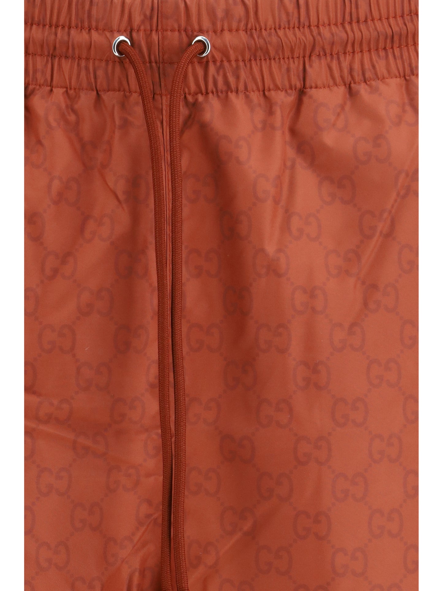 GUCCI Nylon Swim Shorts with GG print