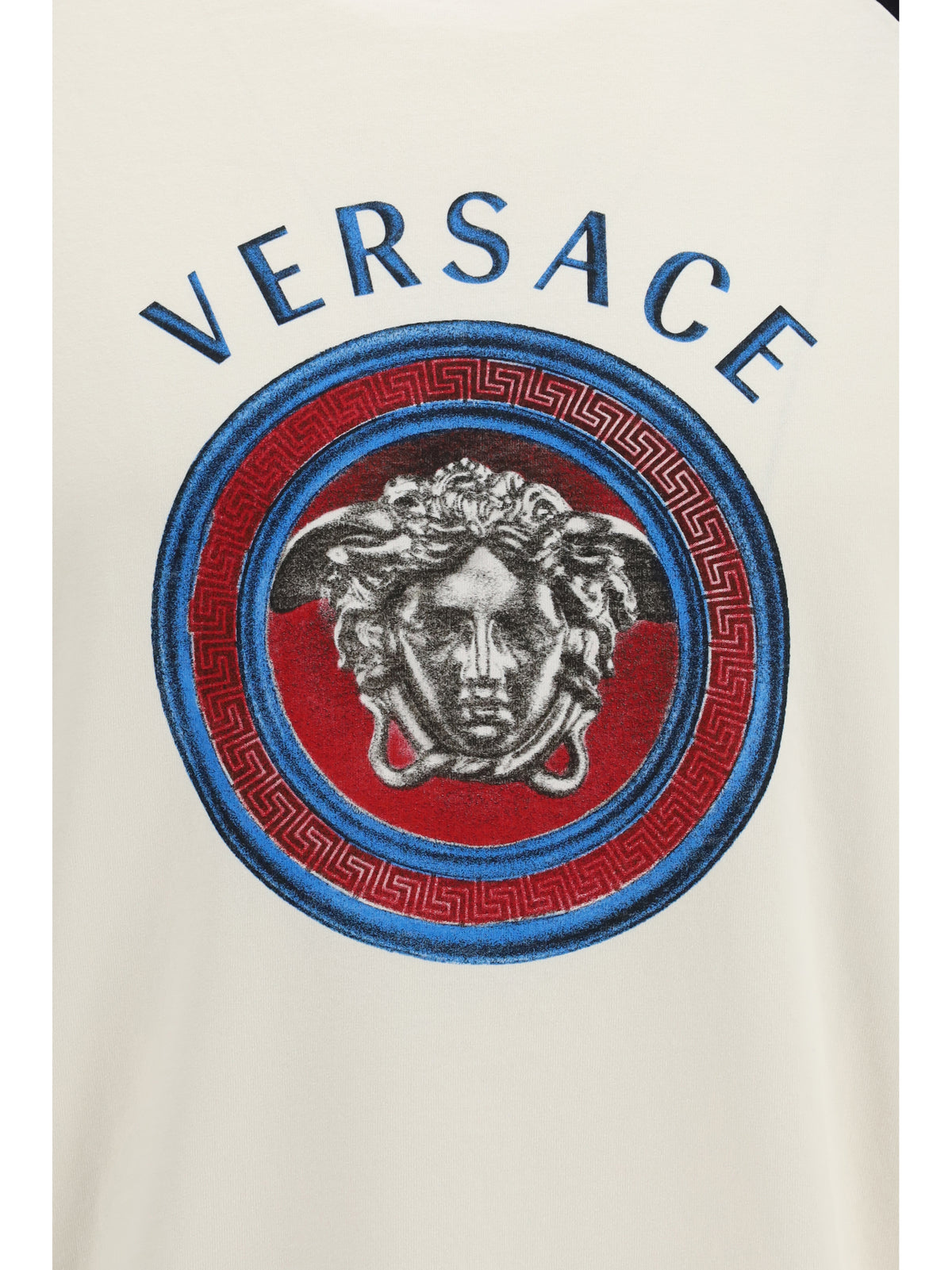 Versace Cotton jersey T-shirt - Dirty White/Black