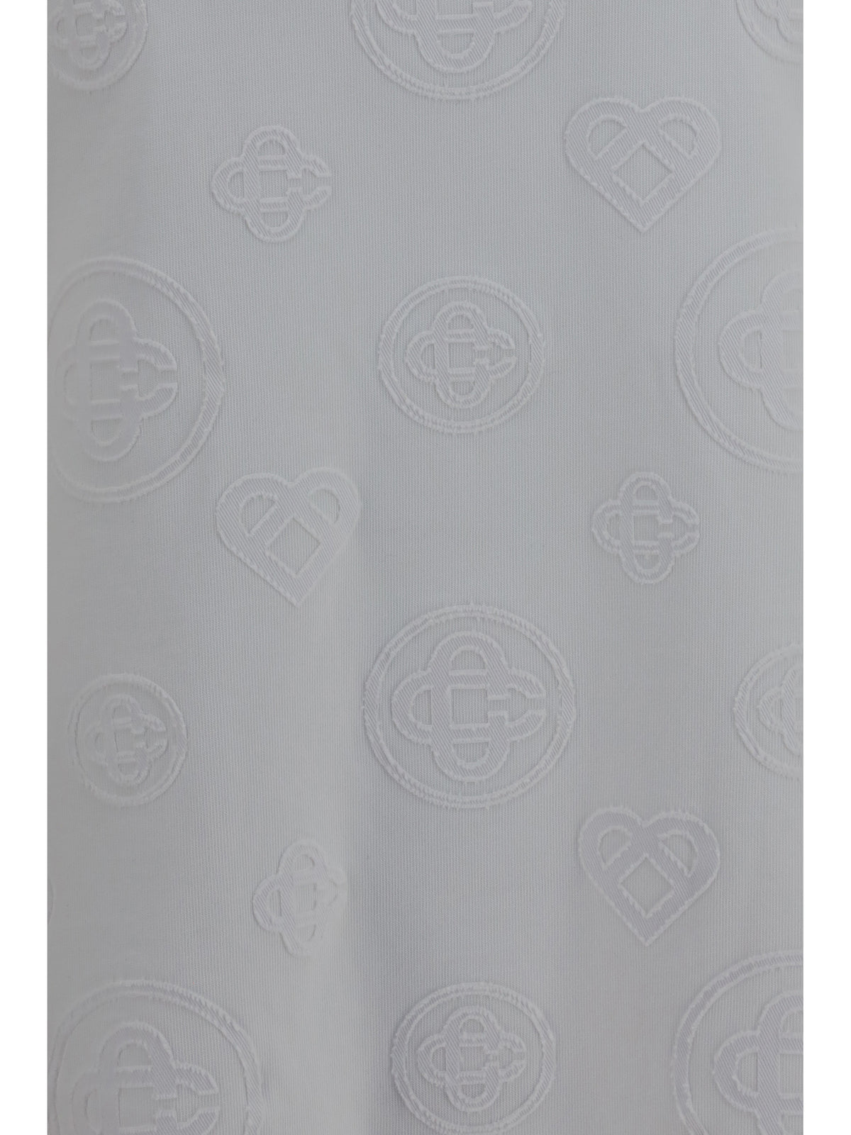 Casablanca Oversized all-over monogram T-shirt - White