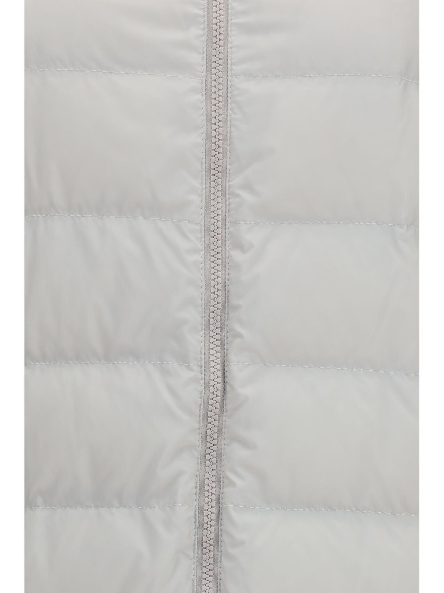 Brunello Cucinelli Long monili chain Puffer Jacket - Geyser