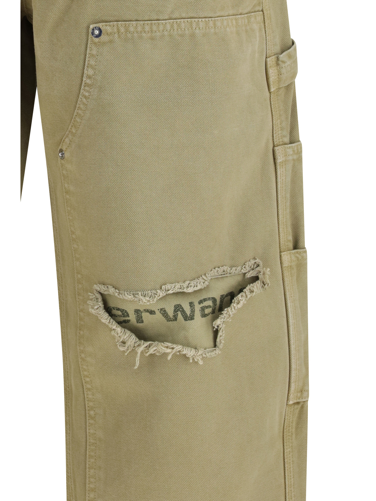 Alexander Wang Zip Carpenter Pants - Vintage Army Green