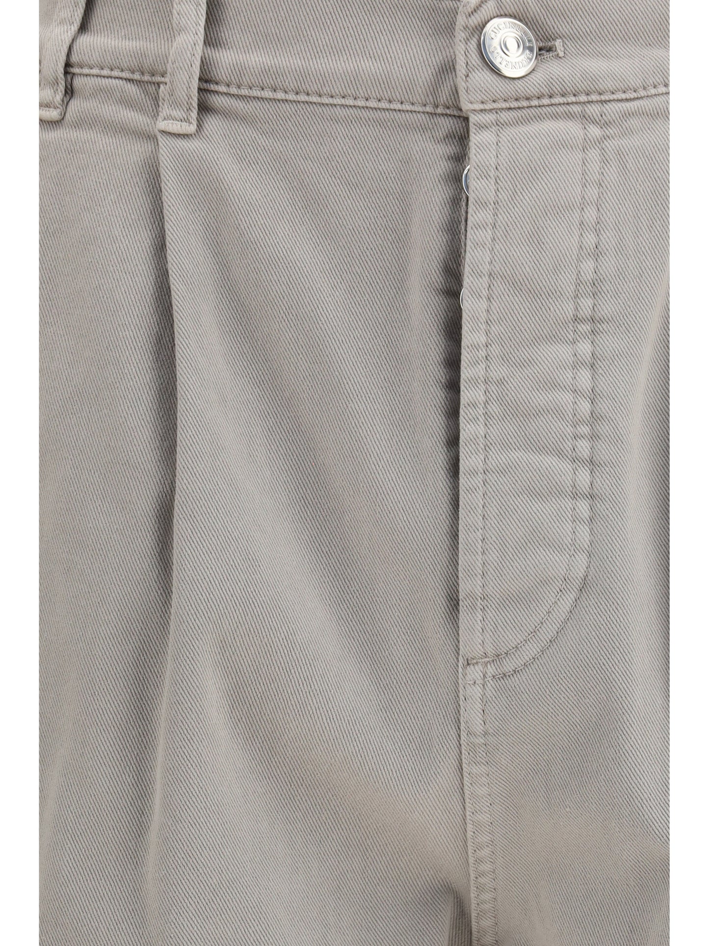 BRUNELLO CUCINELLI Stretch canvas Pants