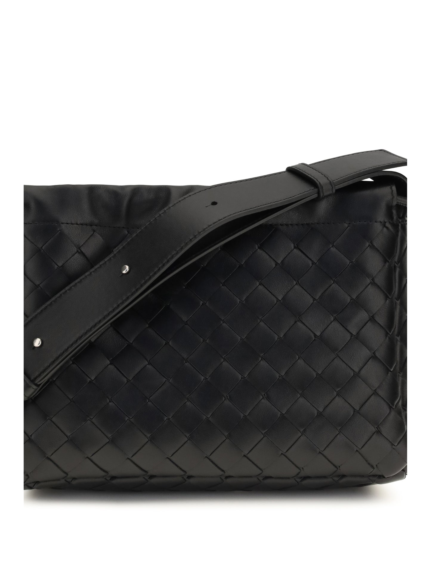 Bottega Veneta Dustbag Bike Pouch - Black-Silver