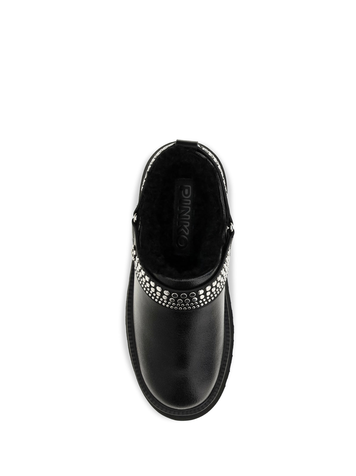 Pinko Martina brushed leather ankle Boots - Black