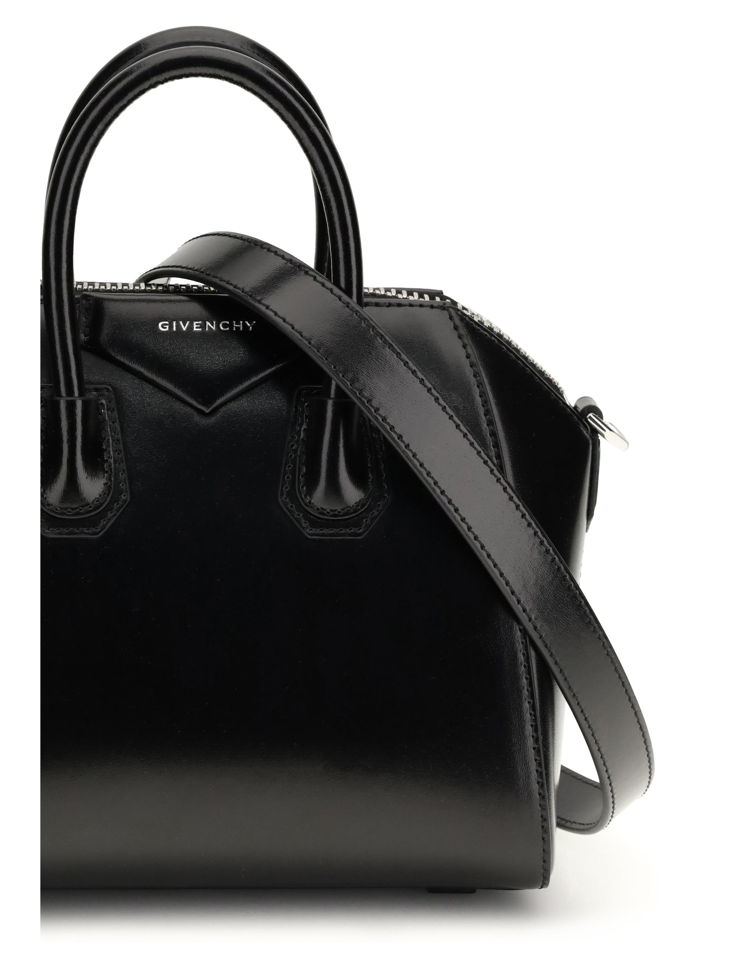 GIVENCHY Box leather Antigona mini Handbag