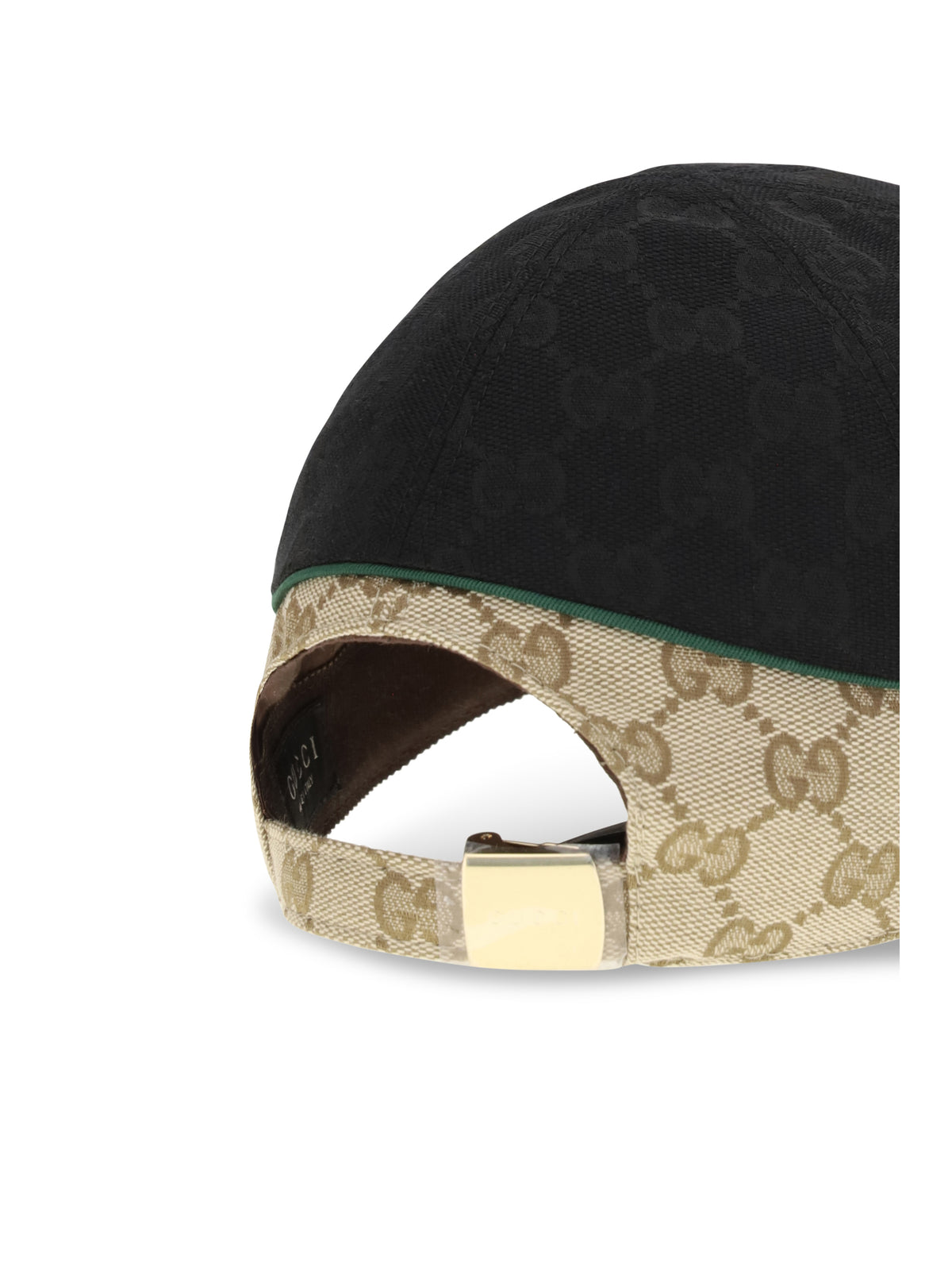 Gucci GG cotton fabric Baseball Hat - Black/Beige