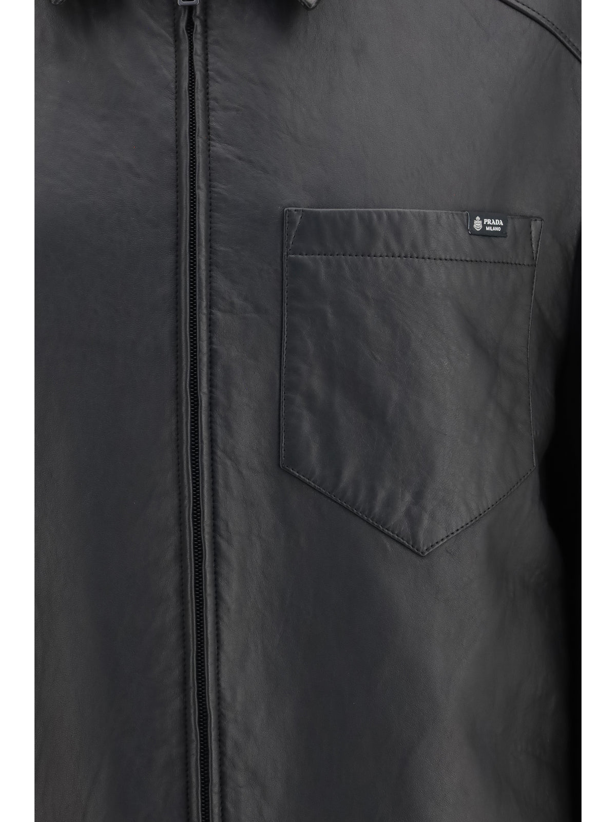 Prada Nappa leather Jacket - Black