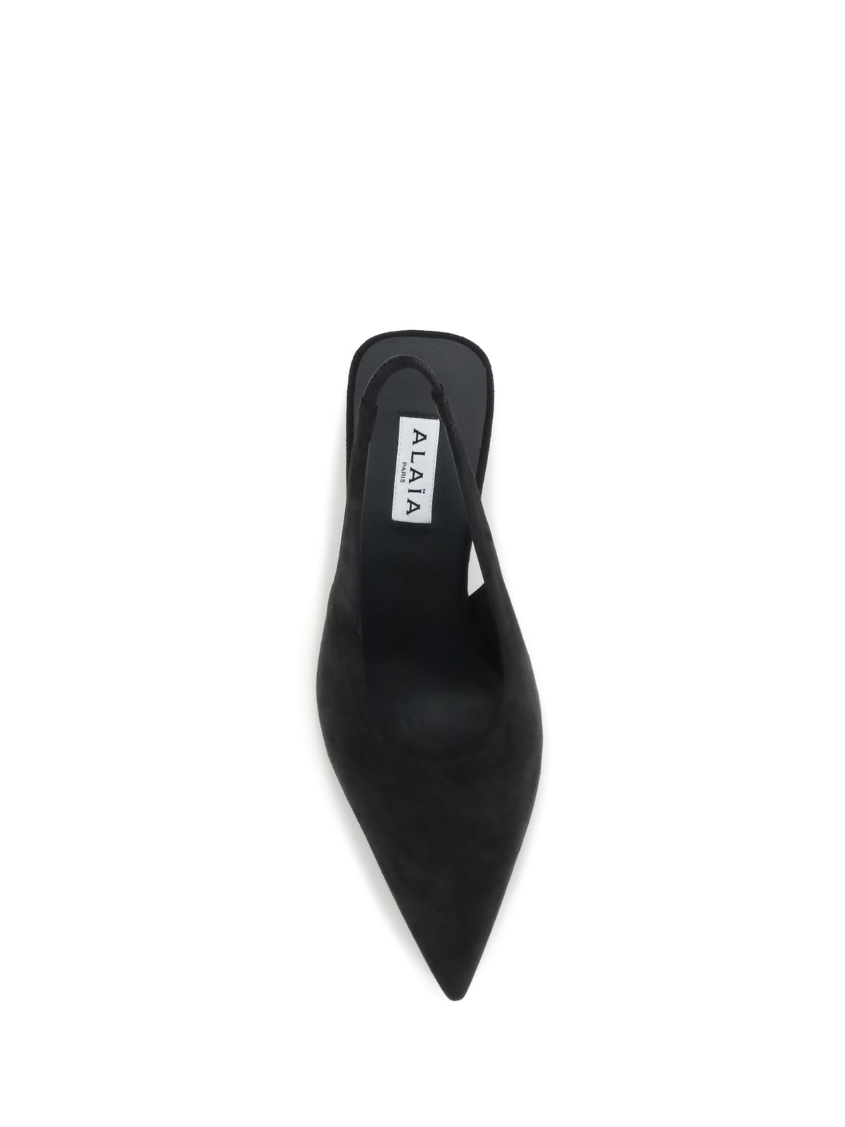 AlaïA Cube wedge slingback Pumps - Noir