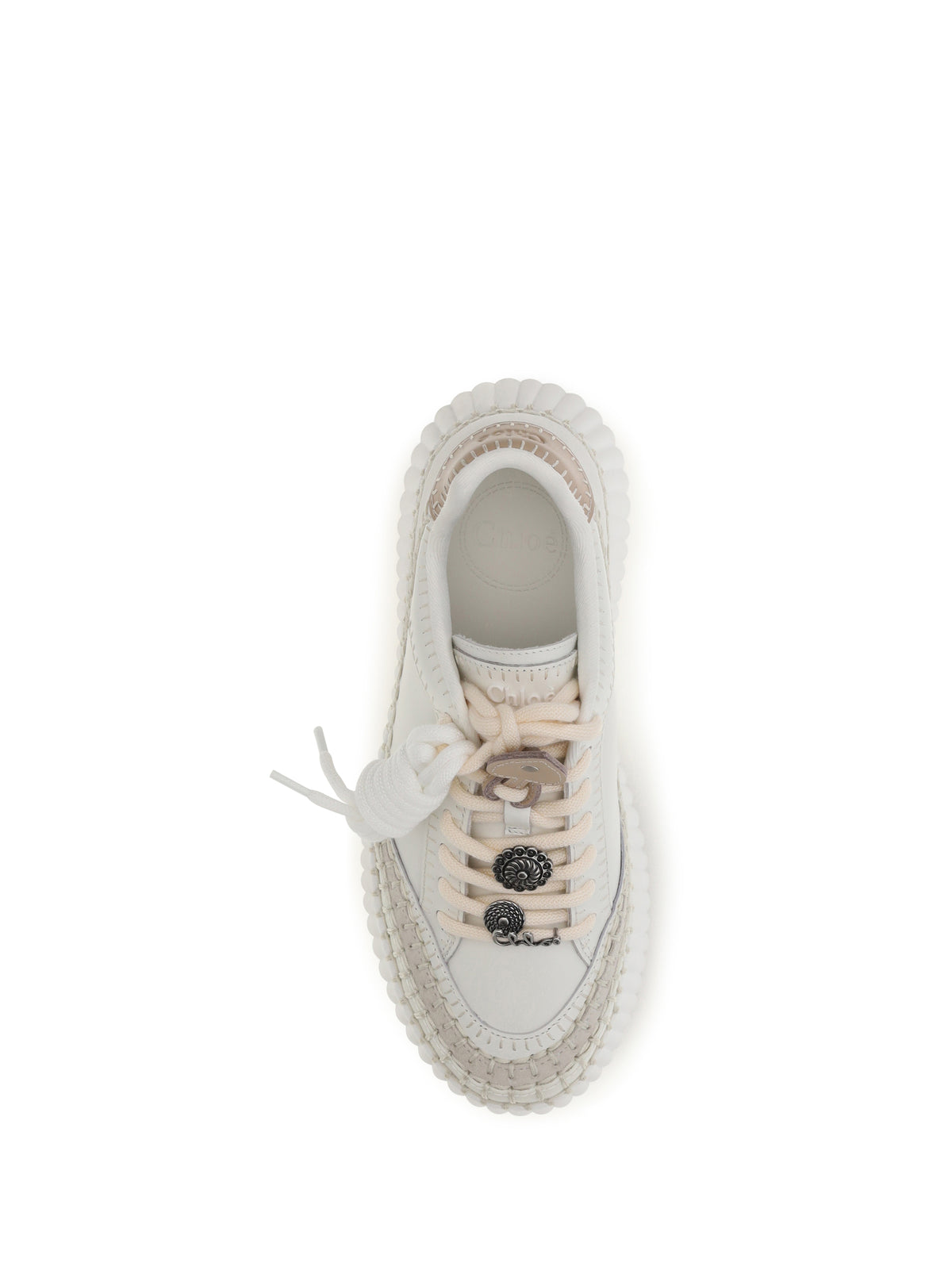 Chloé Nama platform Sneakers - Lovely White