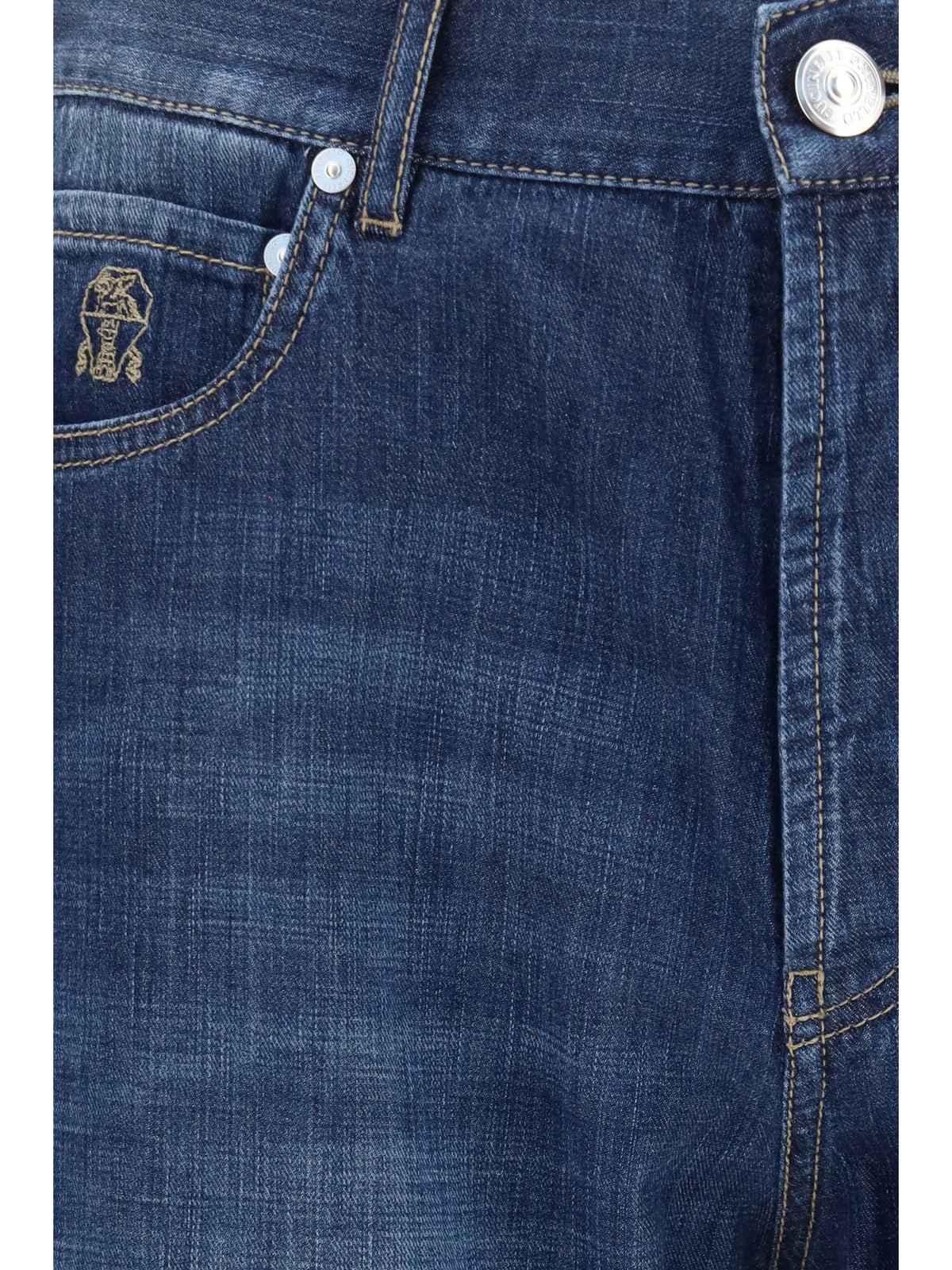 Brunello Cucinelli Lightweight denim Pants - Denim Dark