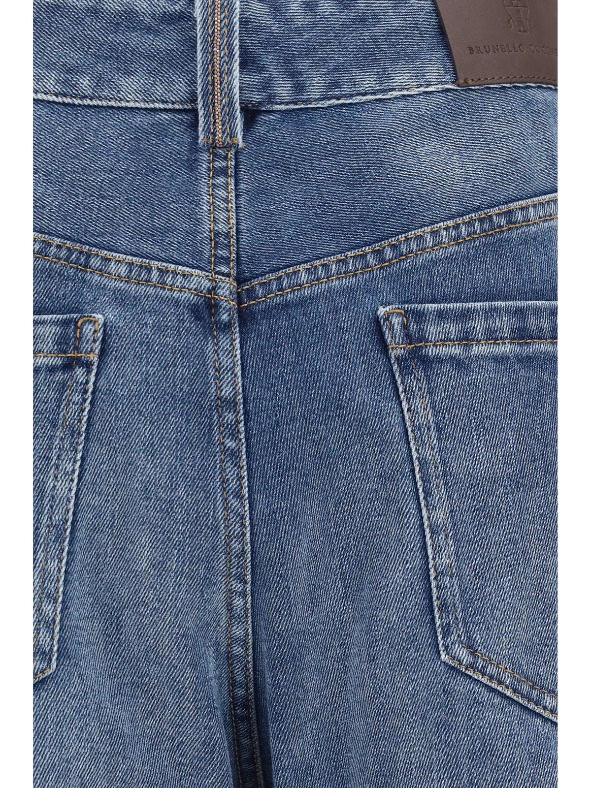 Brunello Cucinelli Cotton denim Pants - Essential Dark Blue Denim