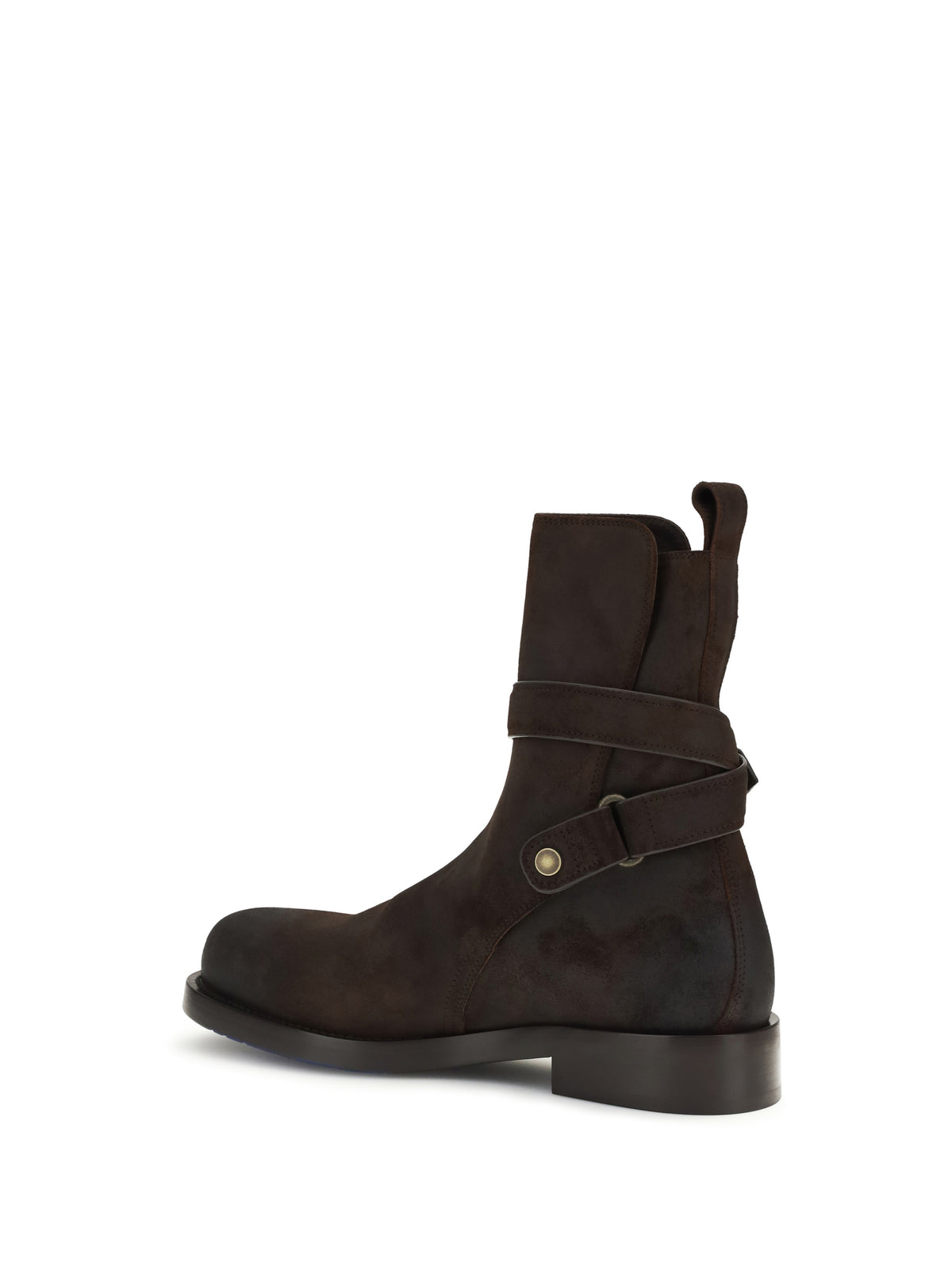 Burberry Ledger Jodphur leather Boots - Moorhen Brown