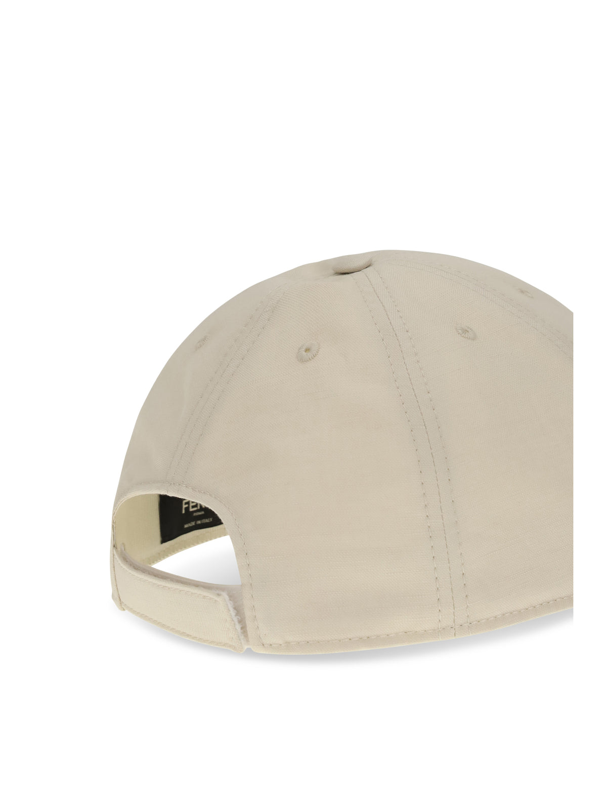 Fendi Baseball Cap with logo - White