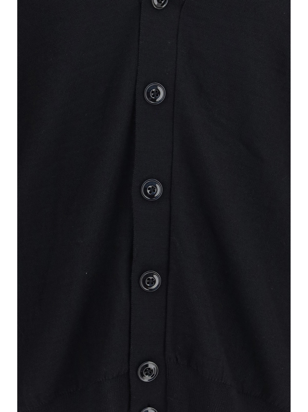 Lemaire Merino wool blend Cardigan - Black