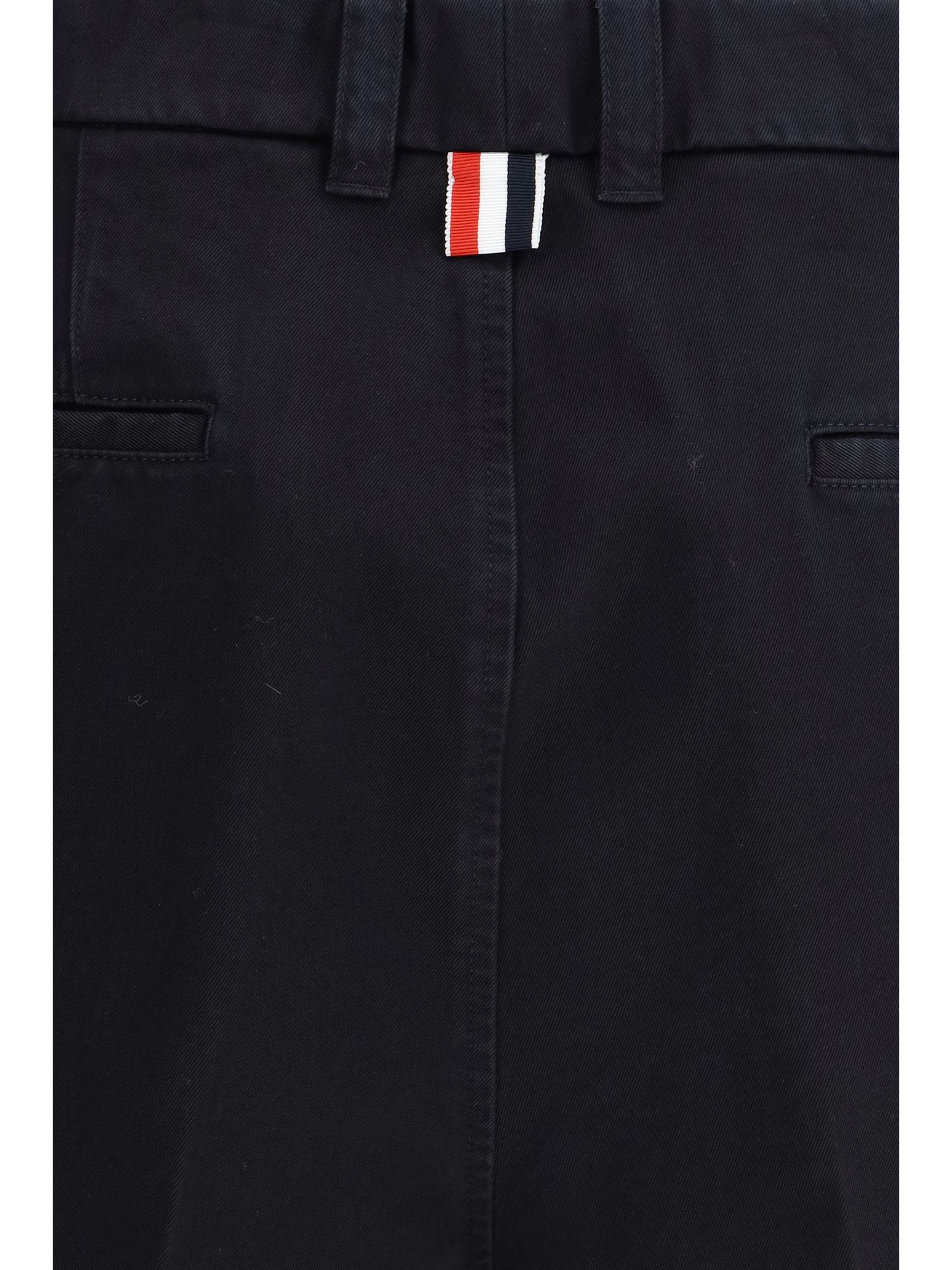 Thom Browne Typewriter Cloth Utility Chino Shorts - Navy