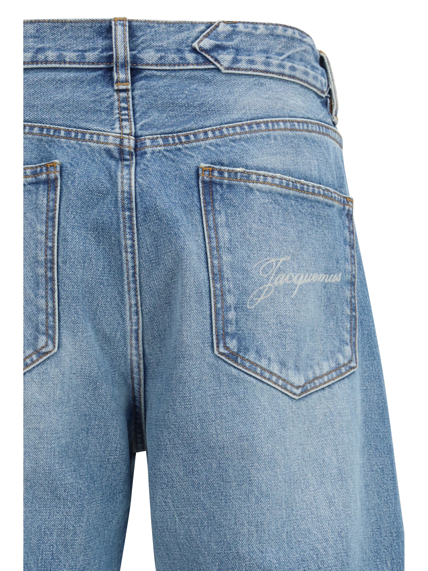 Jacquemus Wide-leg Jeans - Blue/Tabac