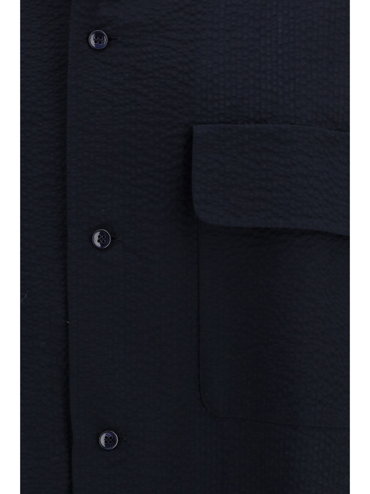 Giorgio Armani Cotton Shirt with classic collar - Night Sky