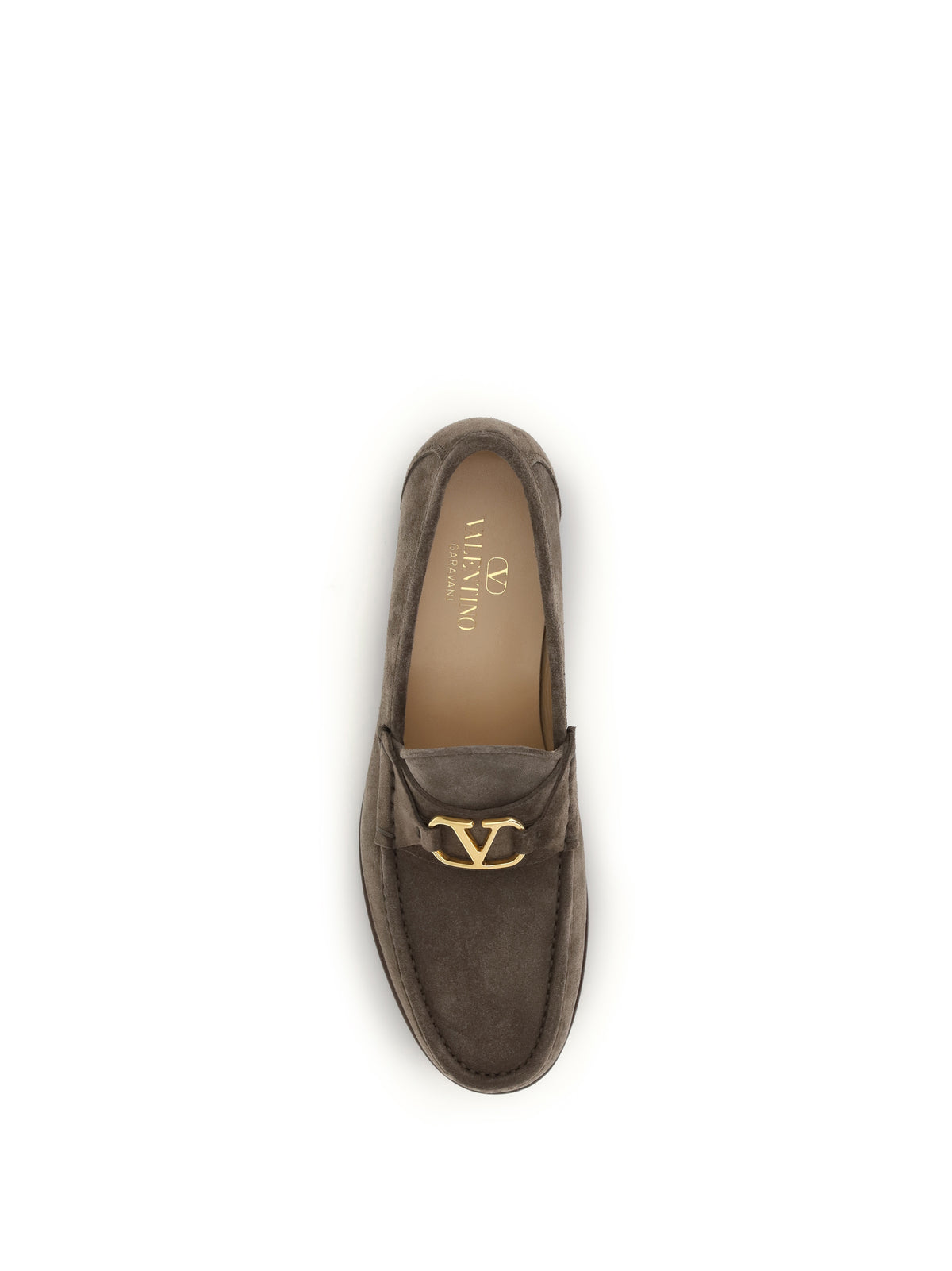 Valentino Garavani VLogo Signature Loafers - Shadow Grey