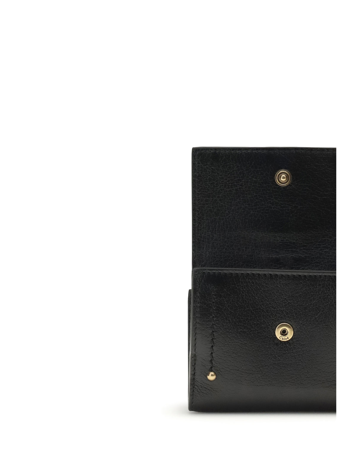 Chloé Mini trifold Wallet - Black