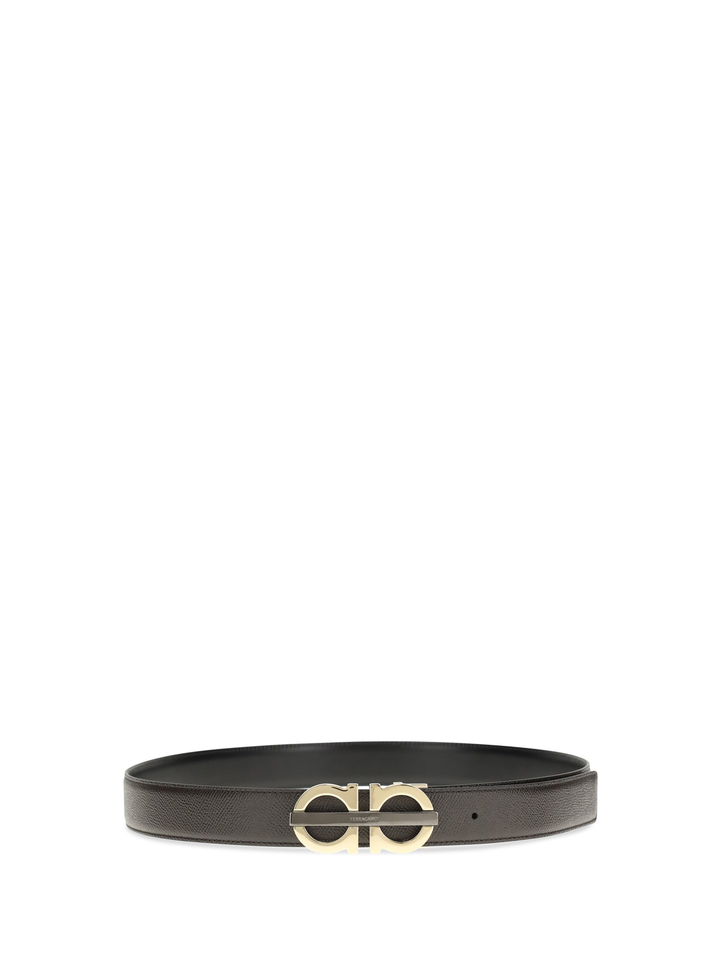 FERRAGAMO Reversible and adjustable Gancini Belt