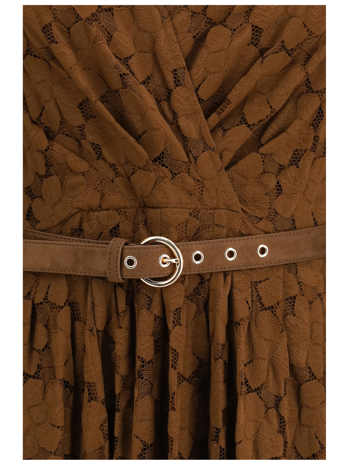Max Mara Studio Agrume midi Dress in lace - Cioccolato