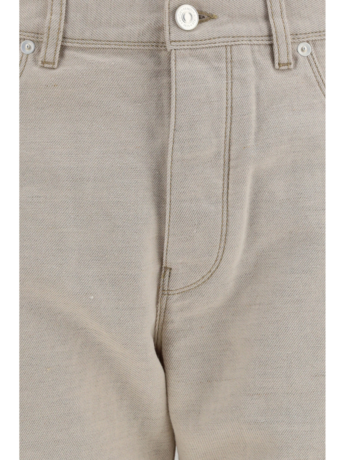 Fendi Selleria Jeans - Ivory