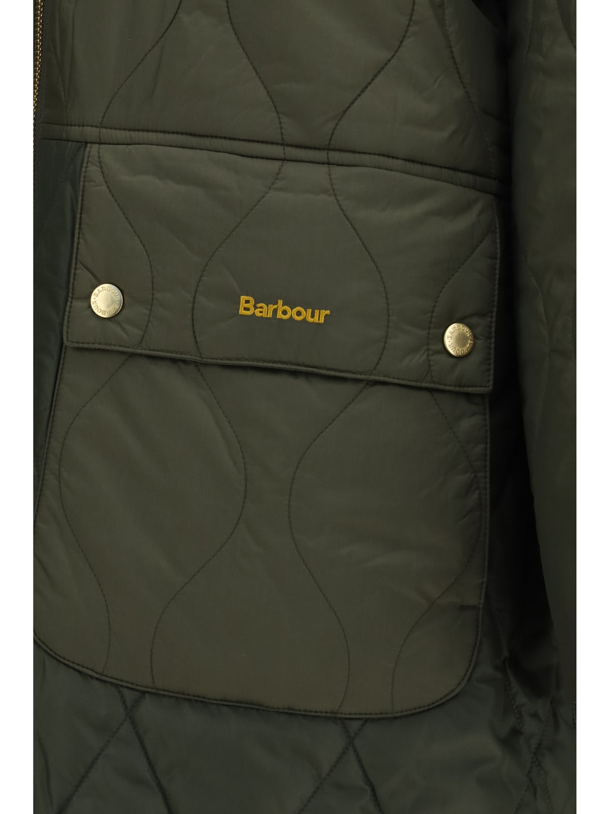 Barbour Osbourne Quilted Jacket - Olive/Fern/Mixed Tartan