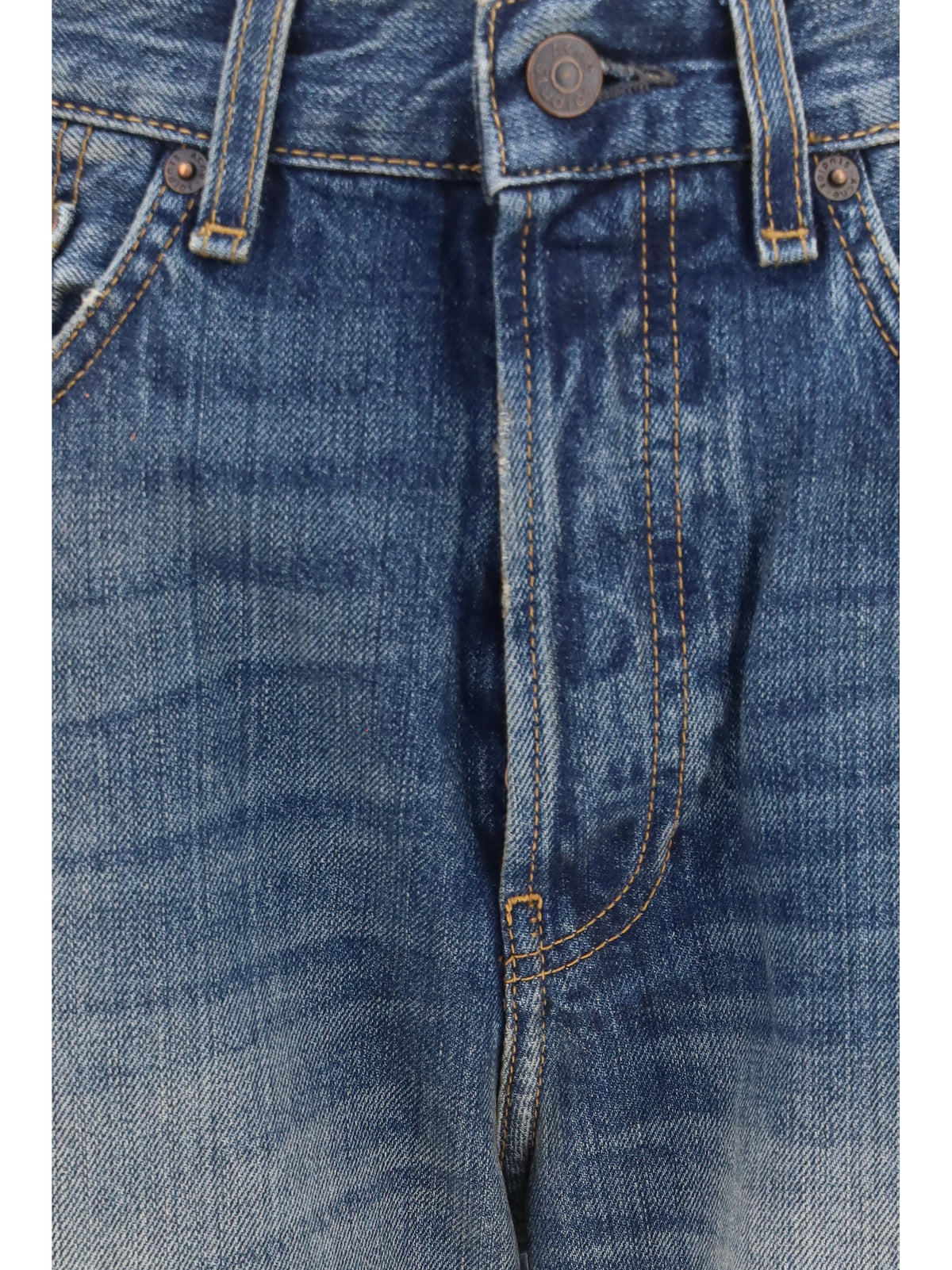 Acne Studios 2021F wide-leg Jeans - Mid Blue