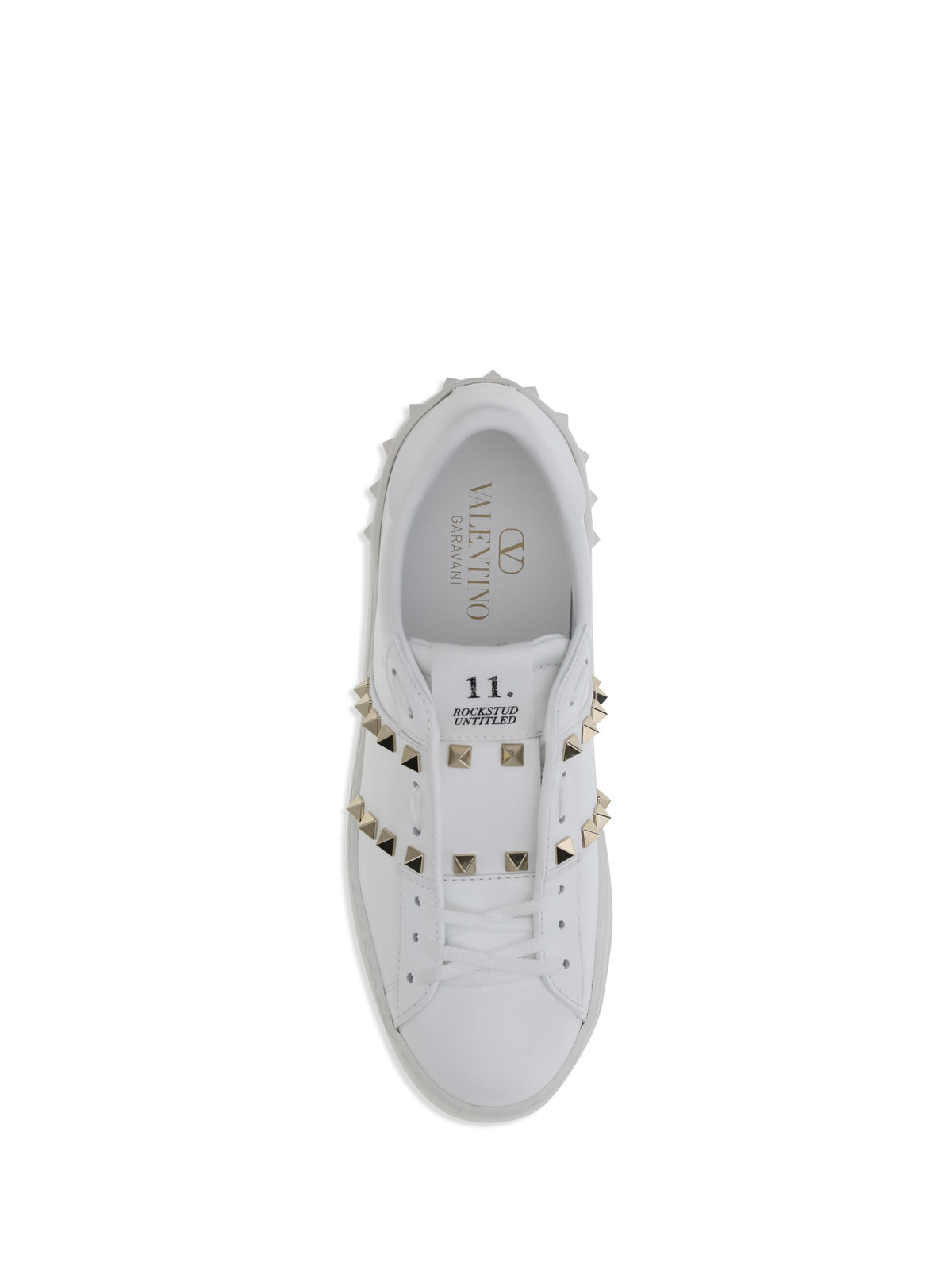 Valentino Garavani Rockstud Untitled Sneakers - White/White/White
