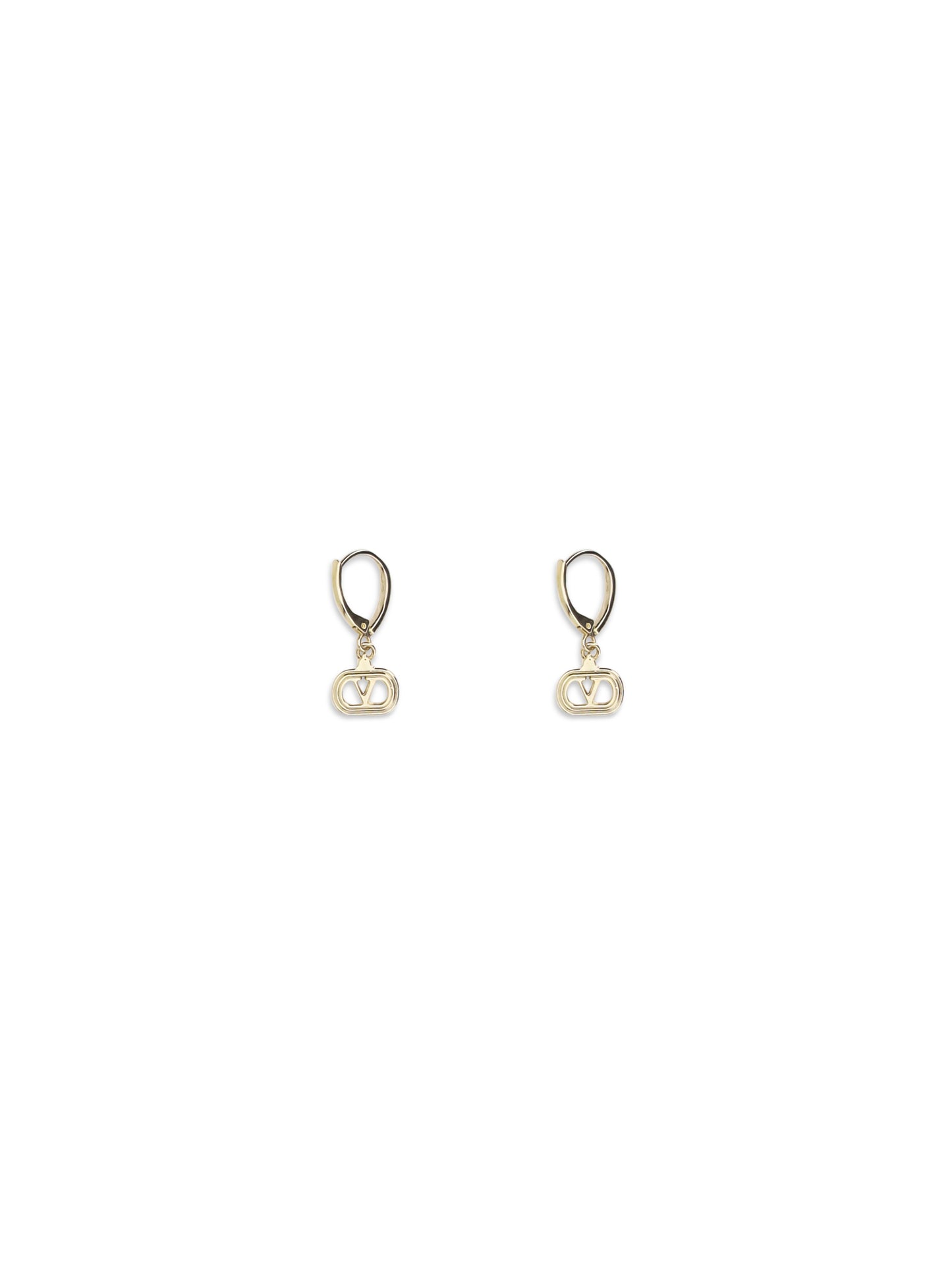 Valentino Garavani Ovalette Earrings in metal and Swarovski® crystals - Gold/Crystal