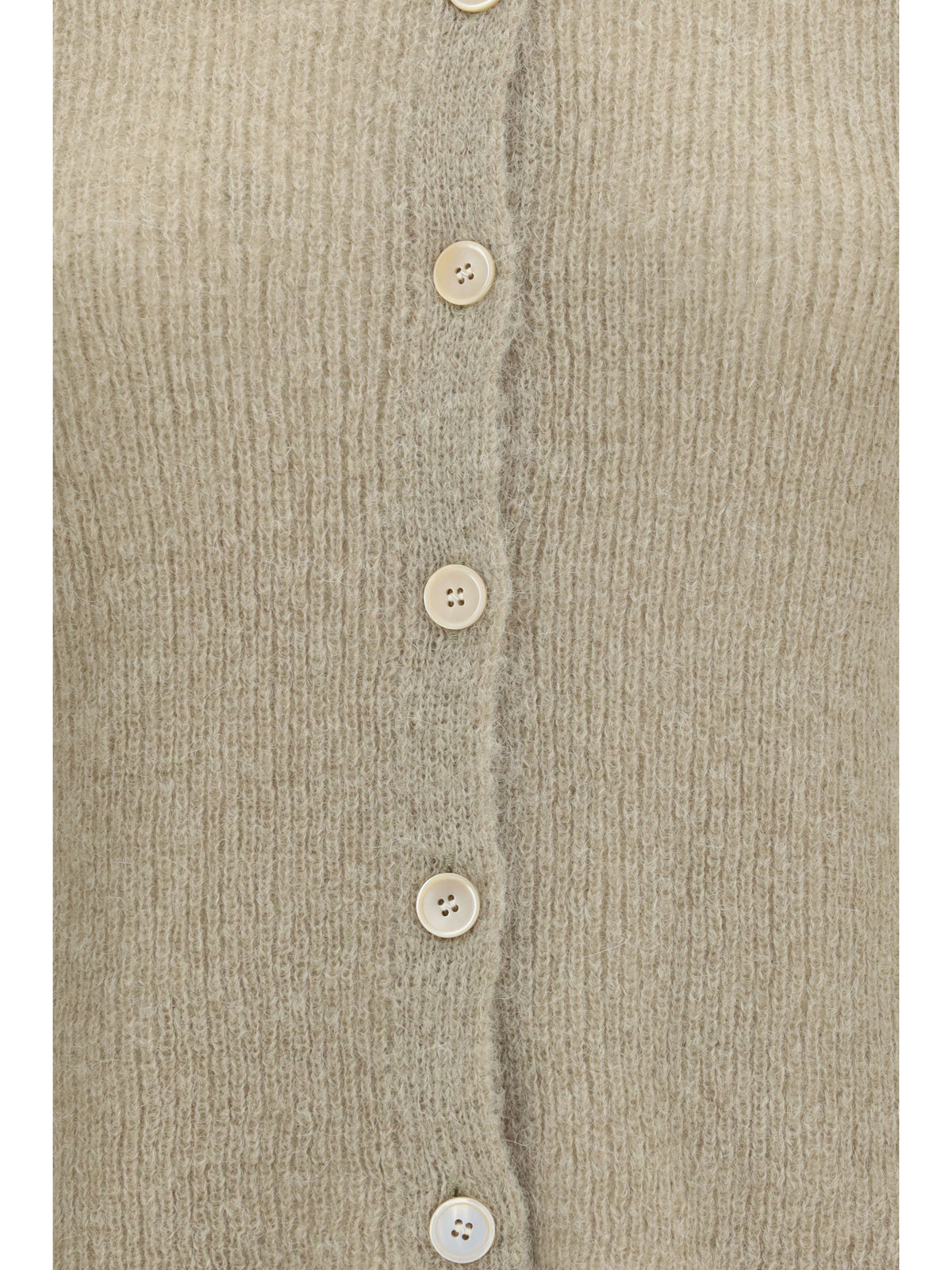 Our Legacy Polo Collar Sweater with buttons - Soft Sage