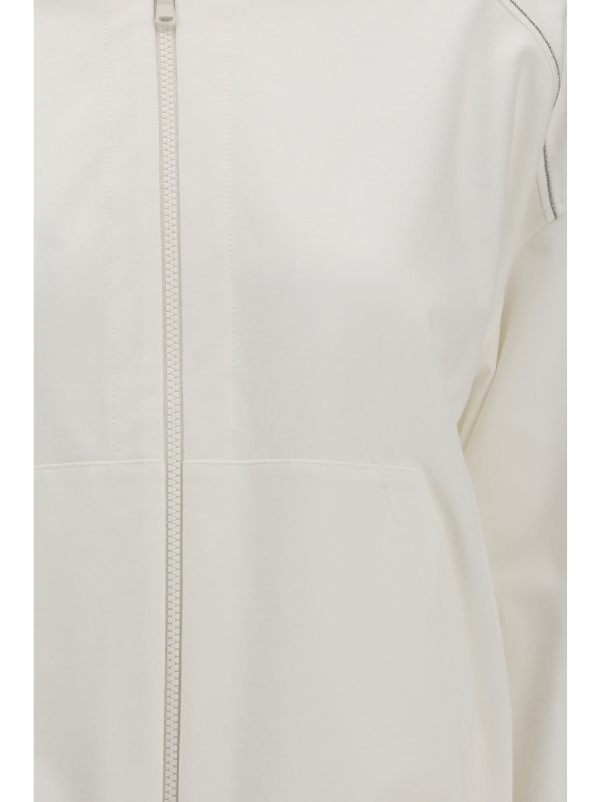 Brunello Cucinelli Cotton Hoodie - Natural