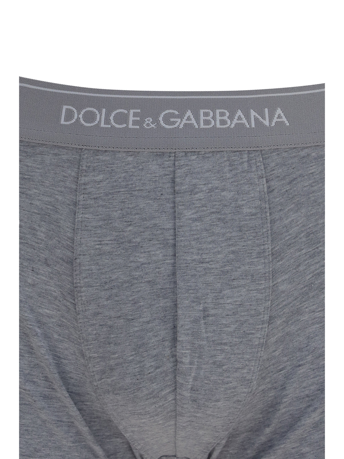 Dolce & Gabbana Two-pack stretch cotton Boxer briefs - Melange Grigi
