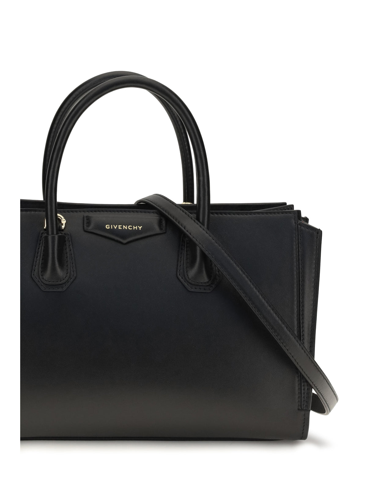 Givenchy Small Antigona Catchall glossy grained leather Handbag - Black