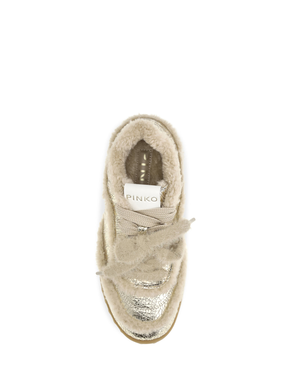 Pinko Gea padded Sneakers - Platinum