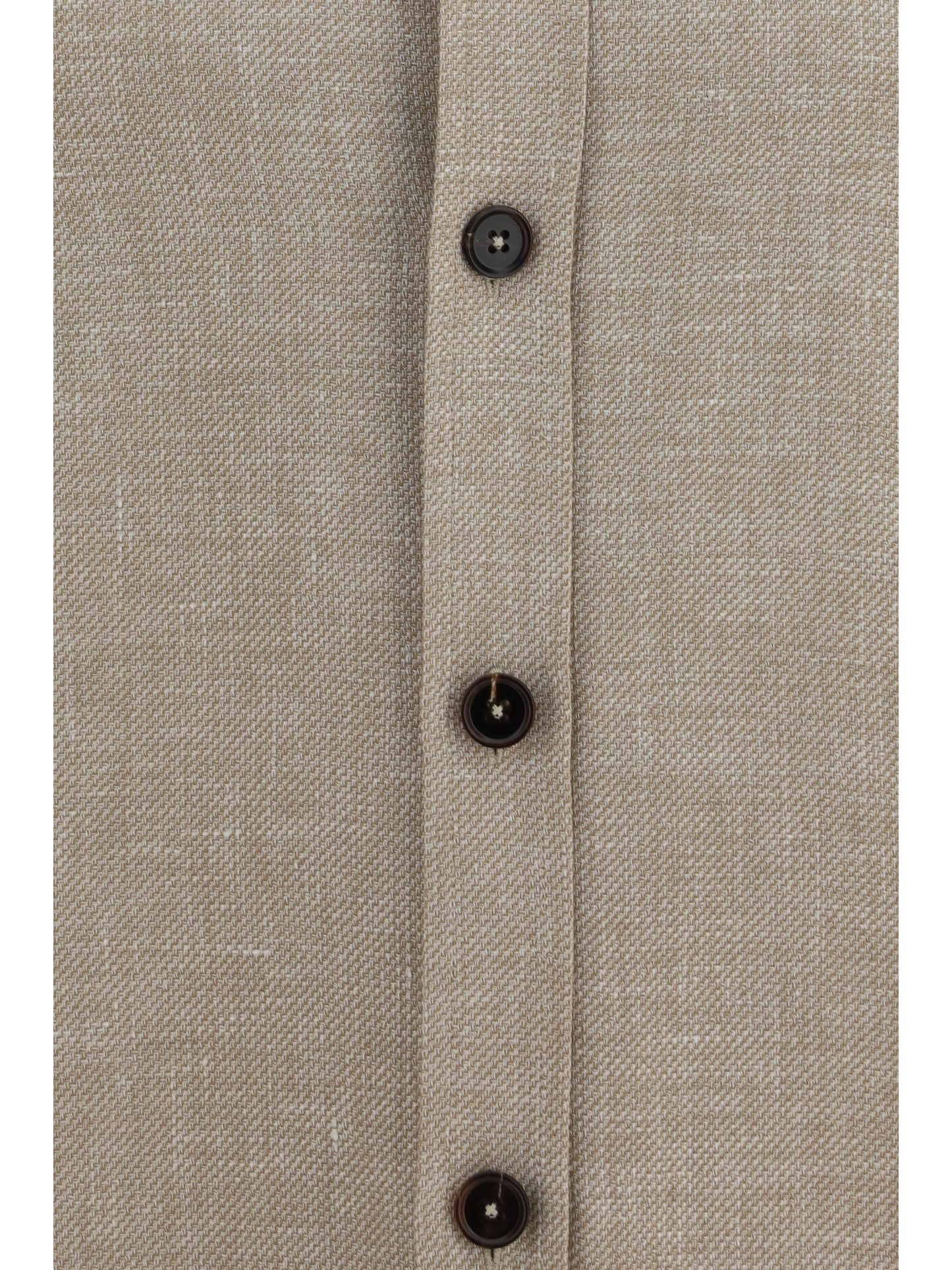 ZEGNA Crossover Overshirt in a linen, wool and silk blend