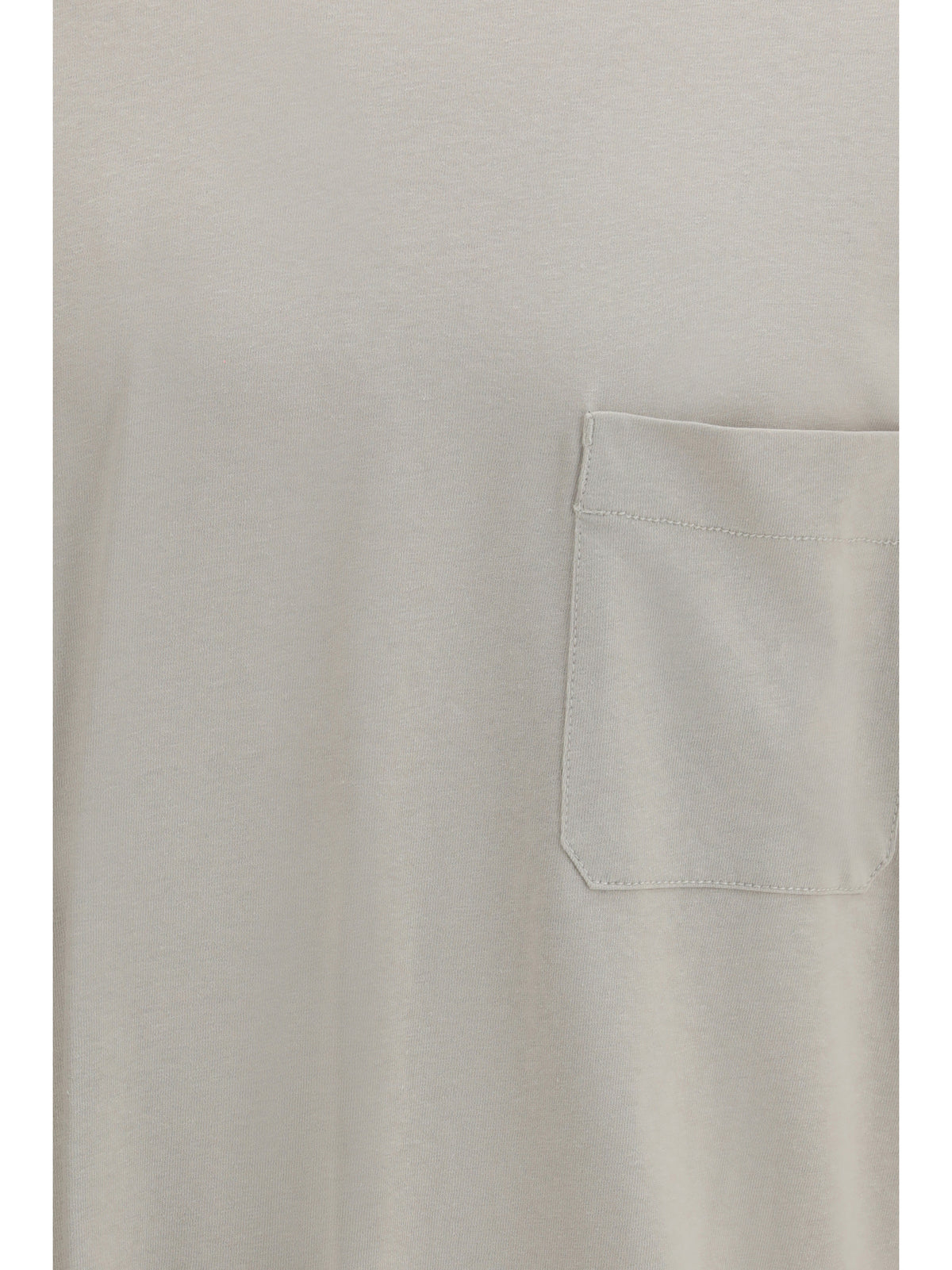 Lemaire Cotton blend T-shirt - Pearl