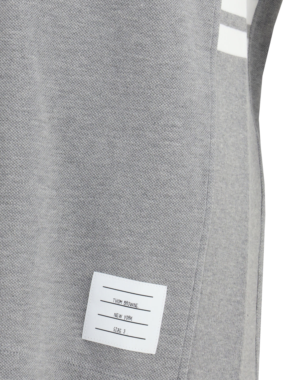 Thom Browne Cotton T-shirt - Lt Grey