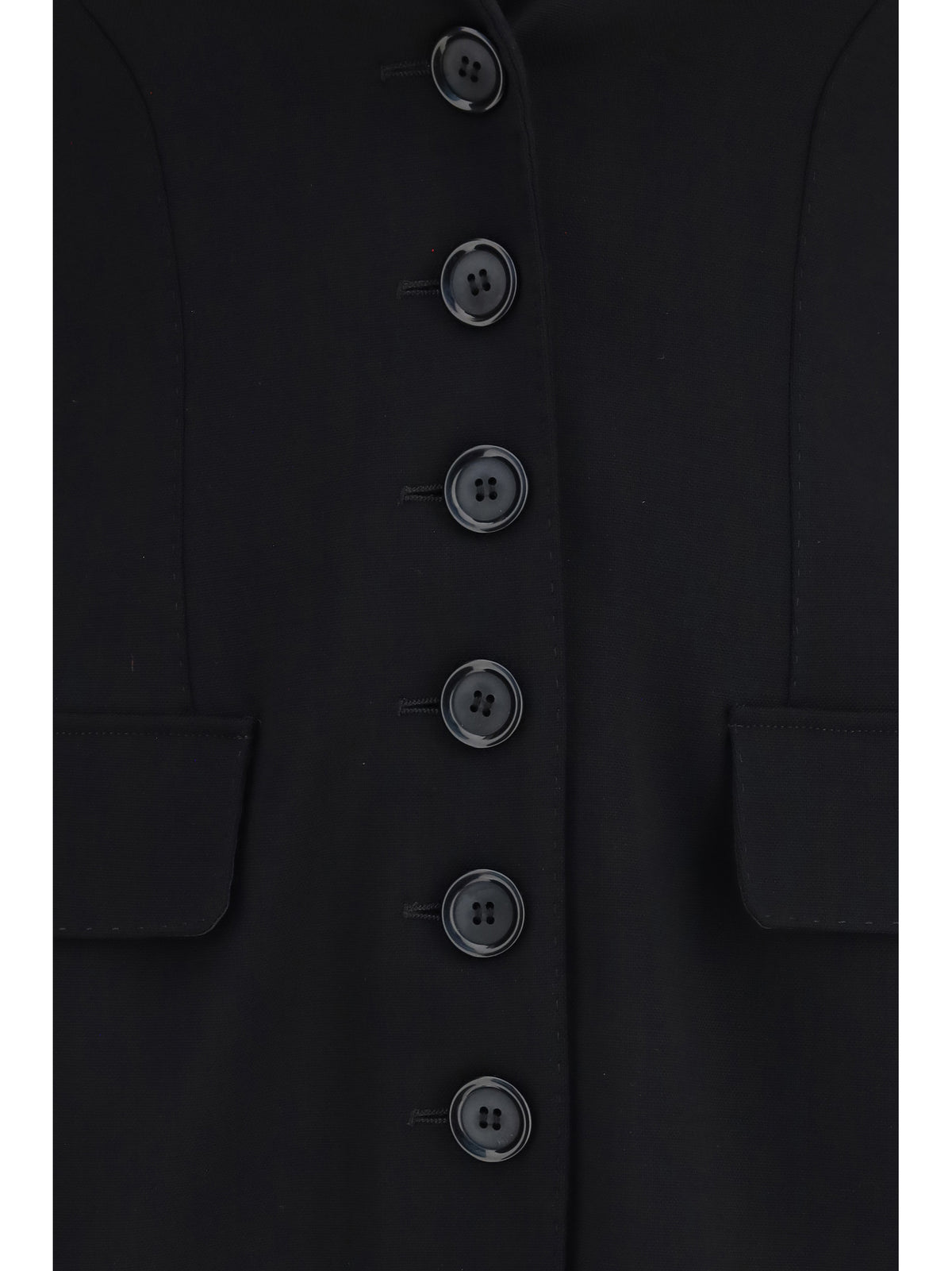 Dolce & Gabbana Stretch wool single breasted Jacket - Black