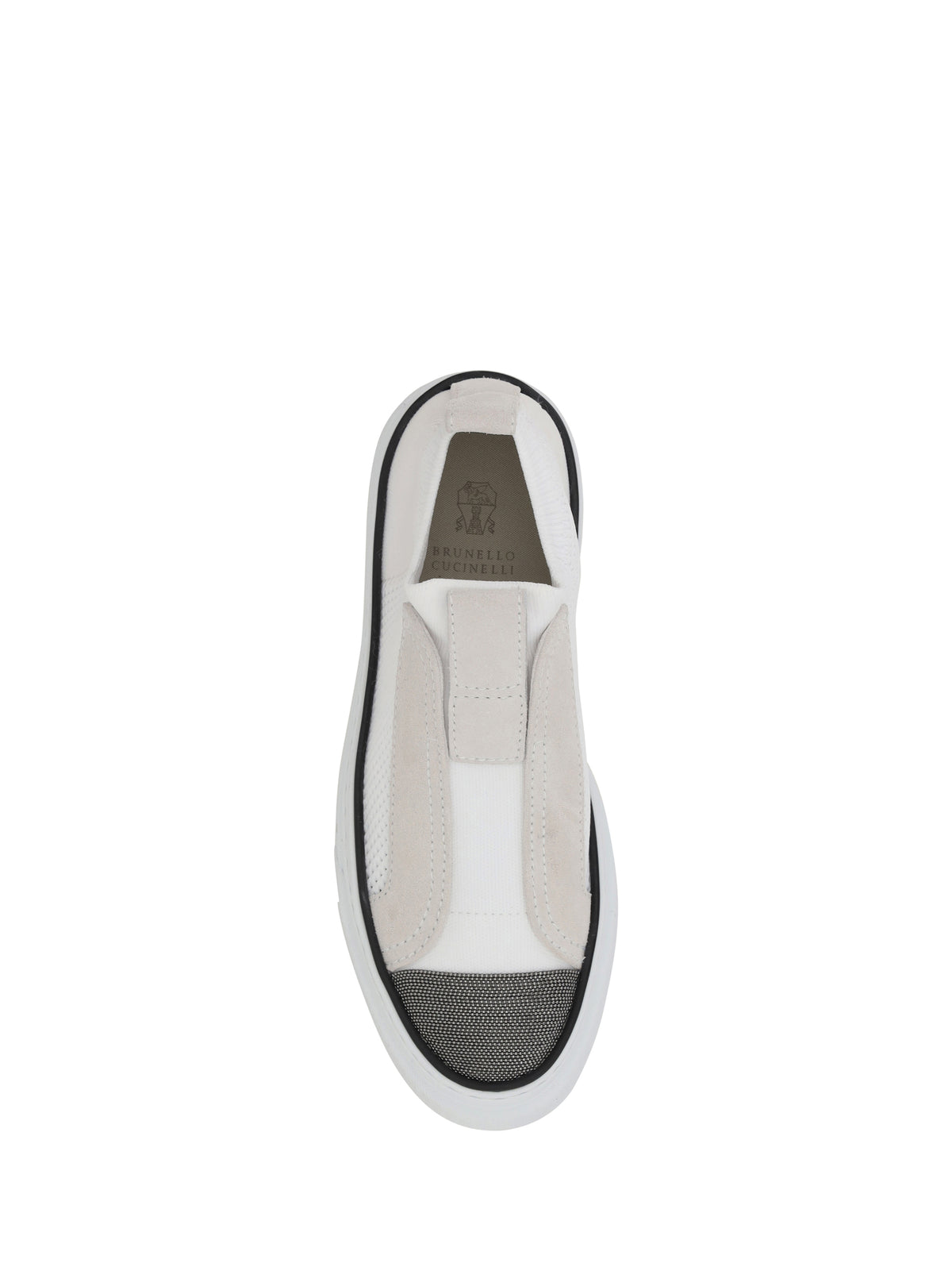 Brunello Cucinelli Sneakers with iconic embellishments - White
