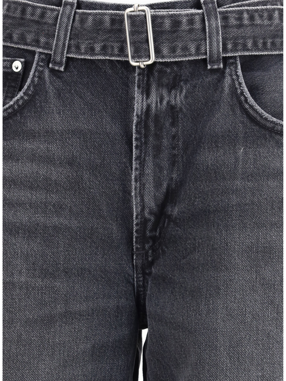 Agolde Cuffed Taper wide Jeans - Arcane (Dk Worn Blk Denim)