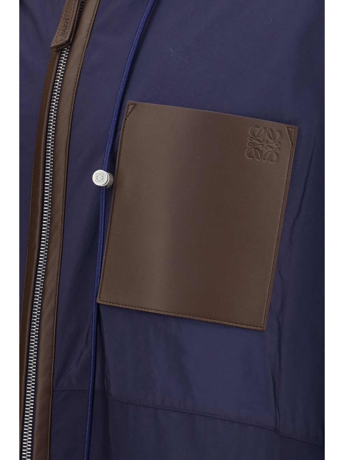 Loewe Hooded technical fabric Jacket Loewe x Paula’s Ibiza - Navy/Brown