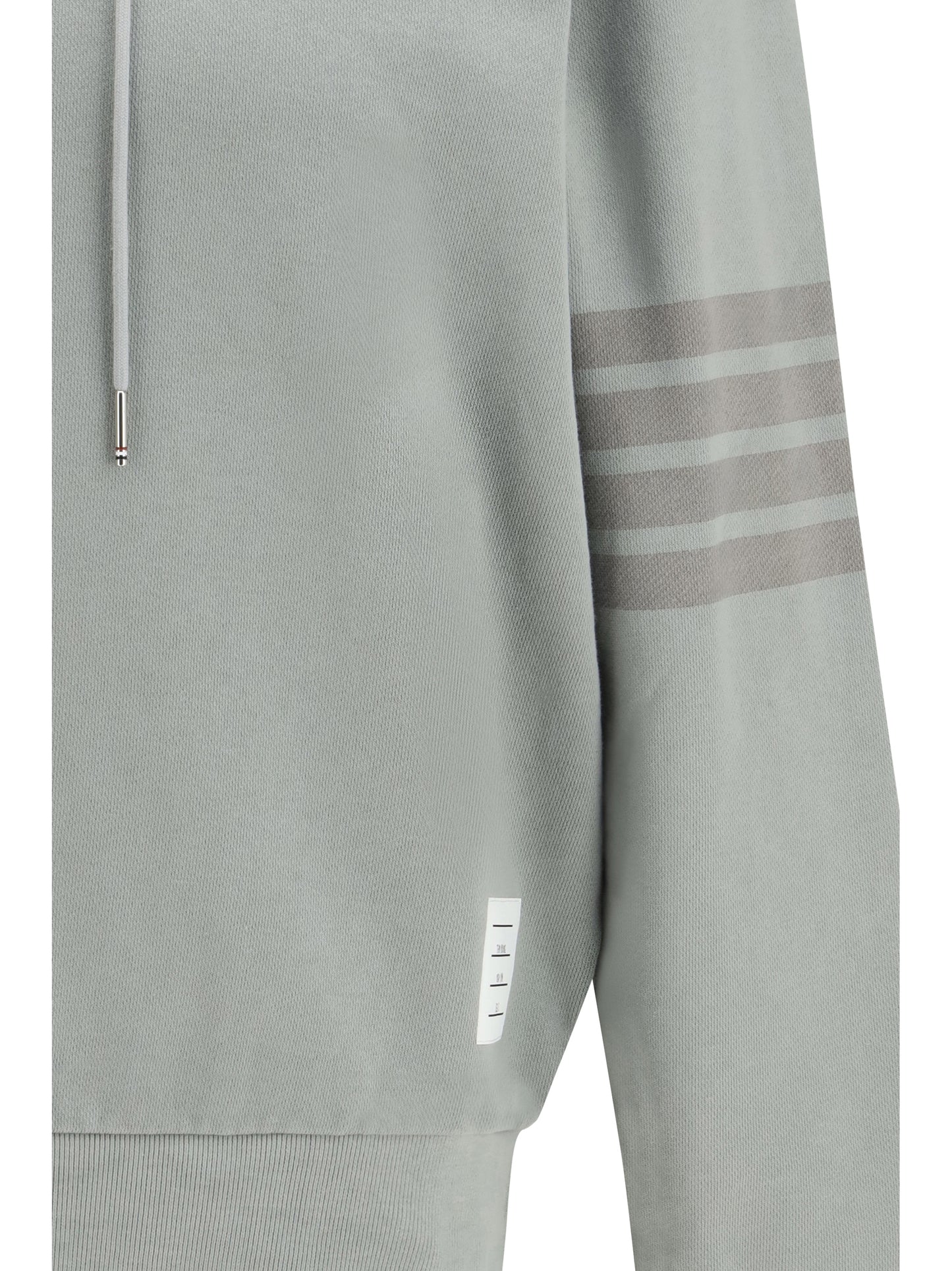 Thom Browne Cotton Hoodie - Lt Grey