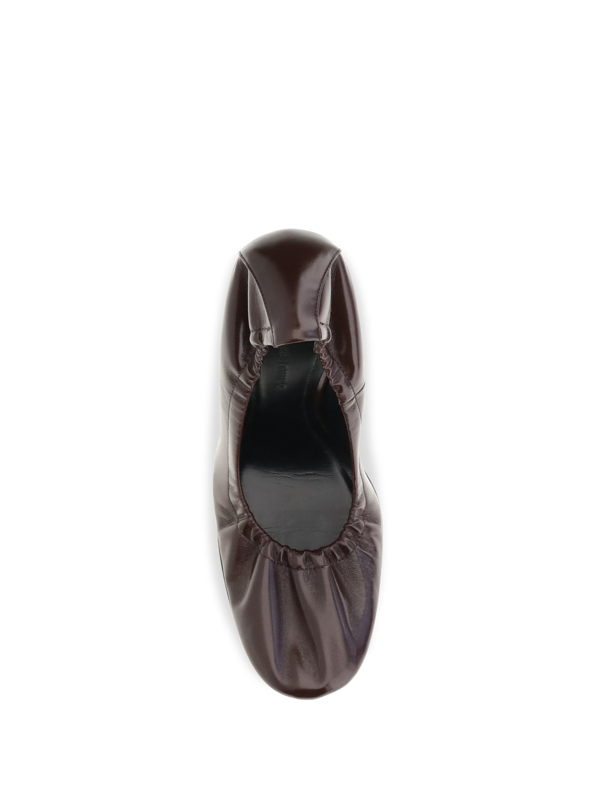 Phoebe Philo Pucker leather Pumps - Oxblood