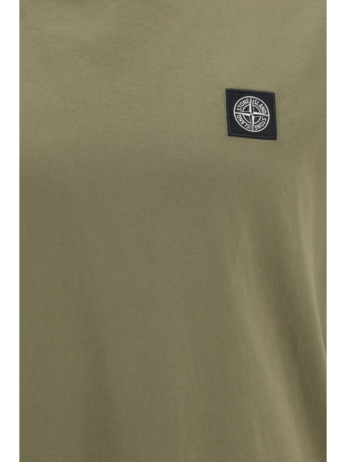 Stone Island Logo patch T-shirt - Military Green