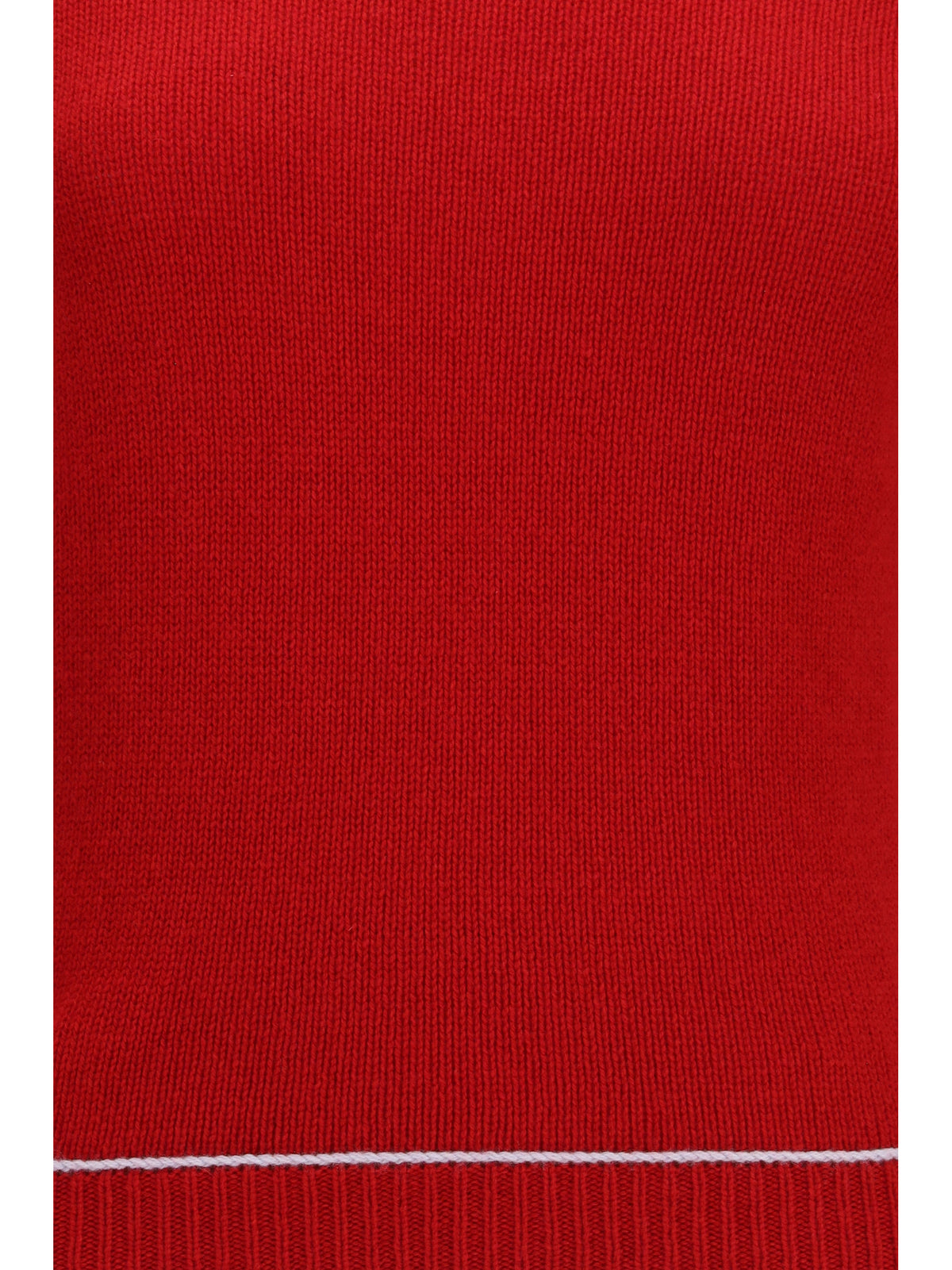 Fabiana Filippi Brushed Platinum Sweater - Red/Light Blue