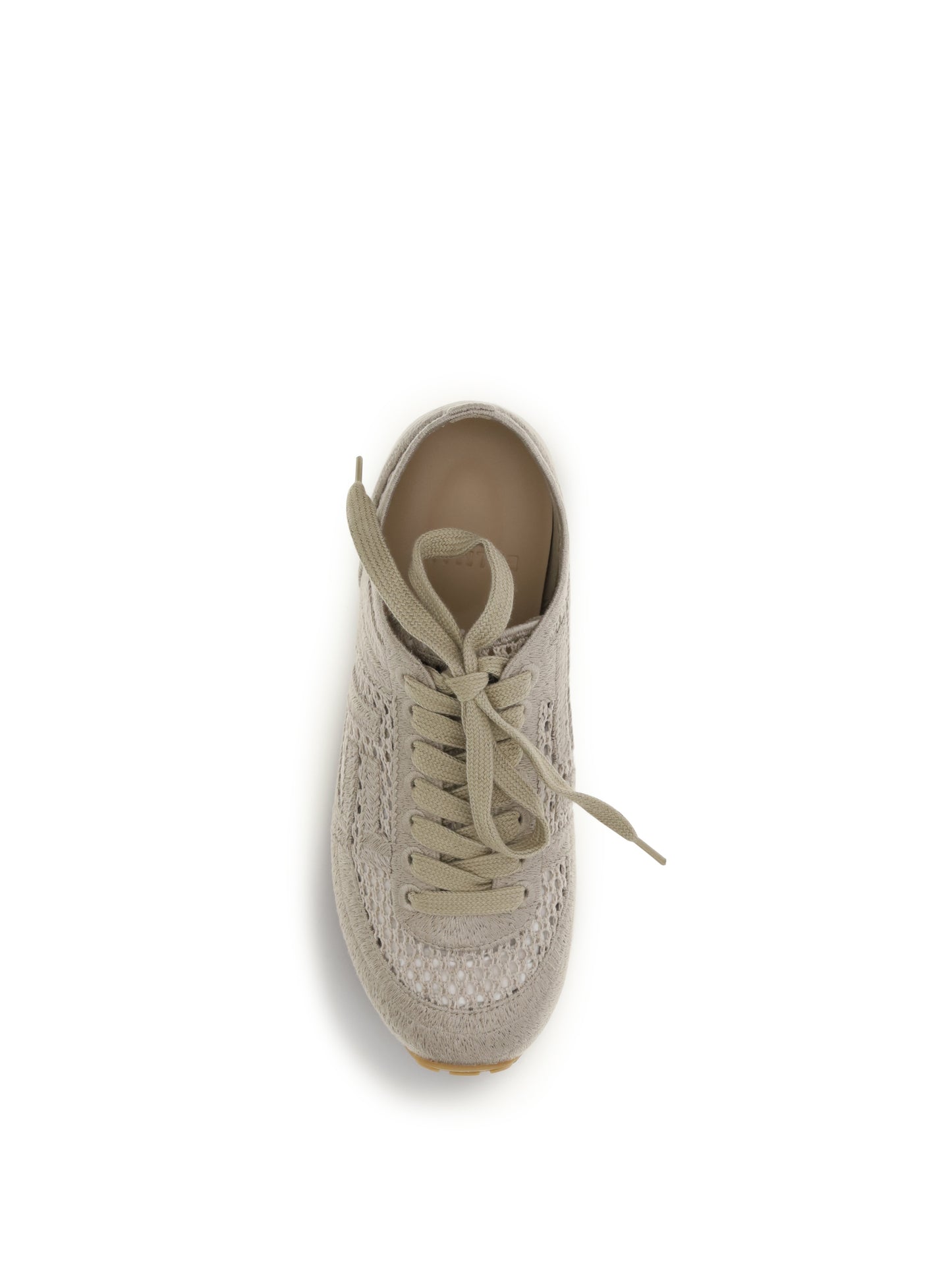 Balmain Racer 45 Sneakers in macramé - 8fi Sable