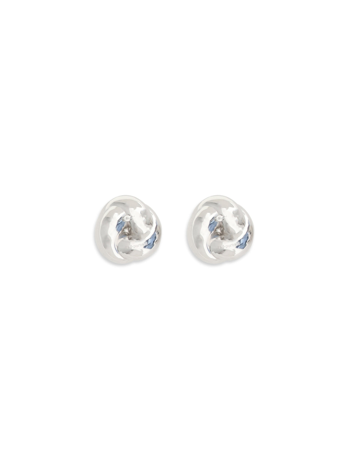 Self-Portrait Small Knot Earrings - Silver