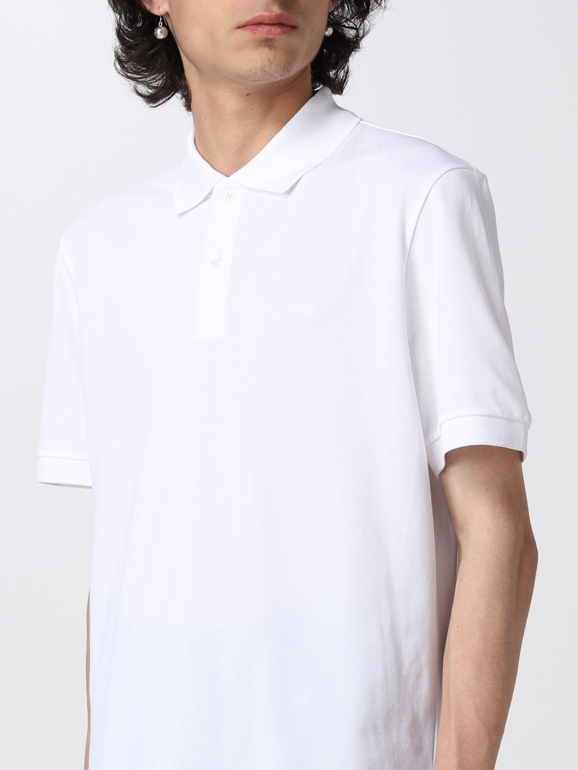 Boss Polo Shirt Men White